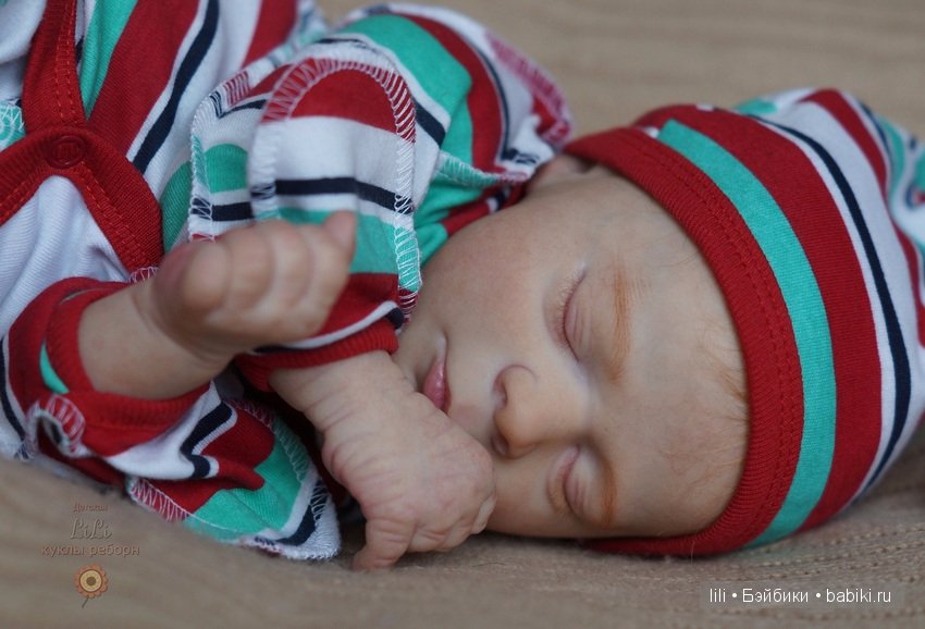 Мой рыжий малыш реборн Томас