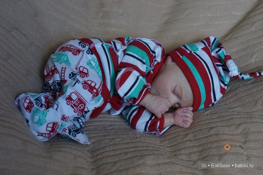 Мой рыжий малыш реборн Томас