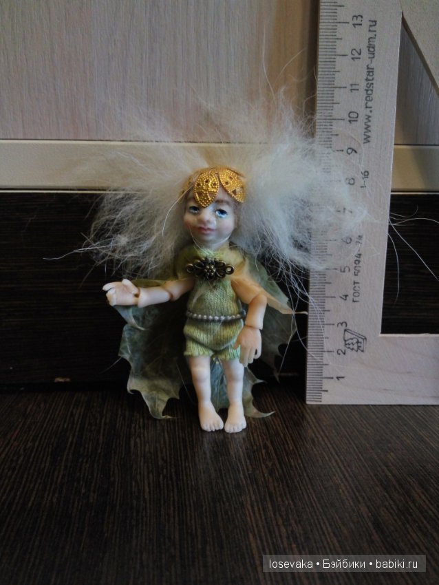 Миниэльф. Шарнирная кукла (фото 8)