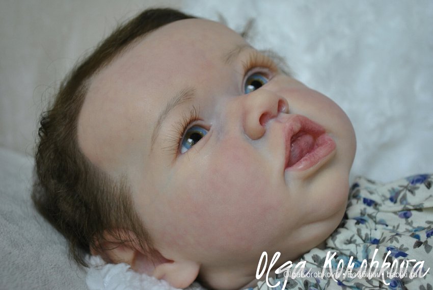 Кукла реборн Сашенька из молда Saskia (фото 2)