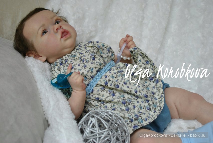 Кукла реборн Сашенька из молда Saskia (фото 4)