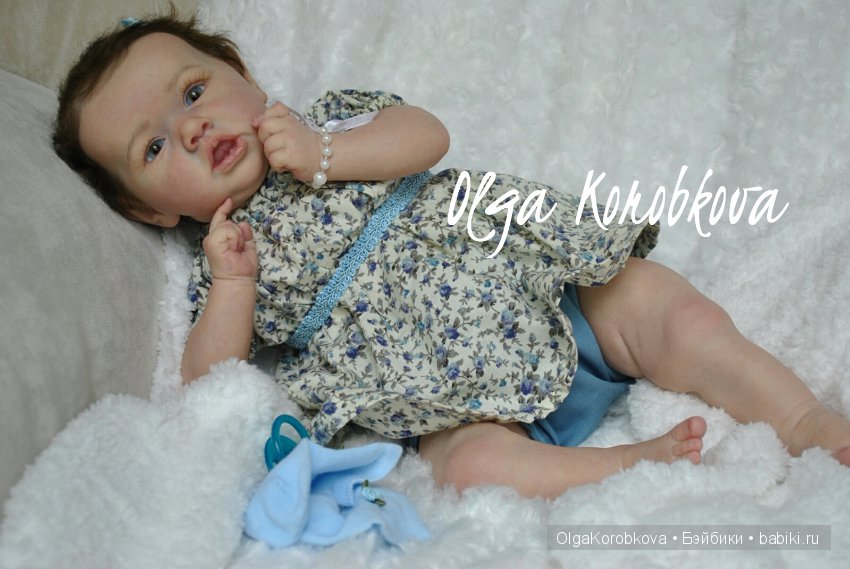 Кукла реборн Сашенька из молда Saskia (фото 7)