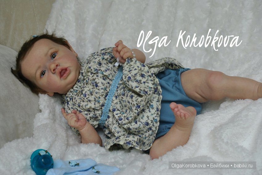 Кукла реборн Сашенька из молда Saskia (фото 8)