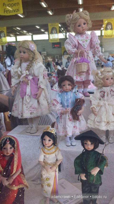 Мои впечатления от посещения интернациональной выставки кукол в Германии. Puppen Festival in Neustadt, Coburg, 2016. Фотоотчет (фото 7)
