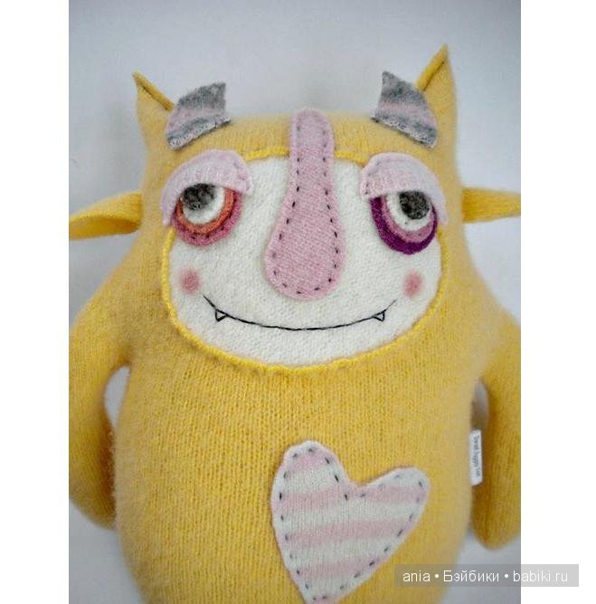 Авторские игрушки Amanda Katzenmeyer. Из старых свитеров