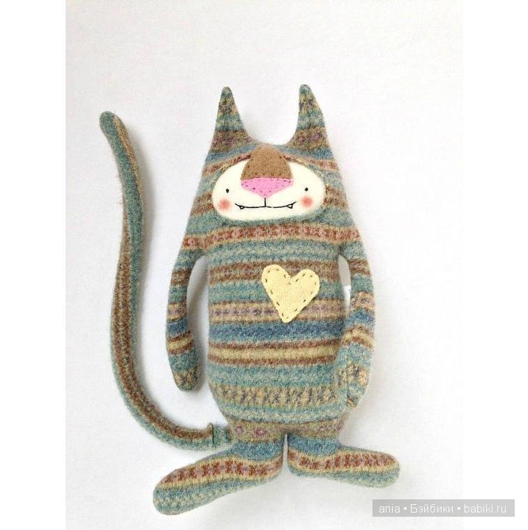 Авторские игрушки Amanda Katzenmeyer. Из старых свитеров