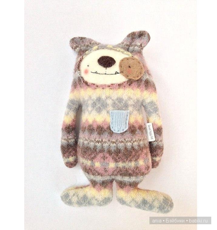 Авторские игрушки Amanda Katzenmeyer. Из старых свитеров