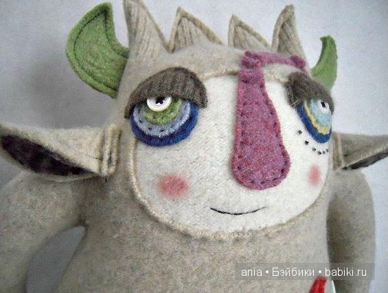 Авторские игрушки Amanda Katzenmeyer. Из старых свитеров (фото 4)