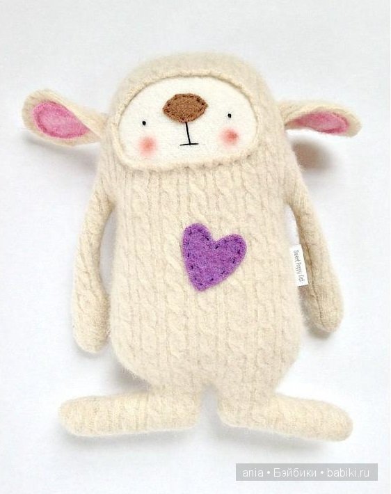 Авторские игрушки Amanda Katzenmeyer. Из старых свитеров