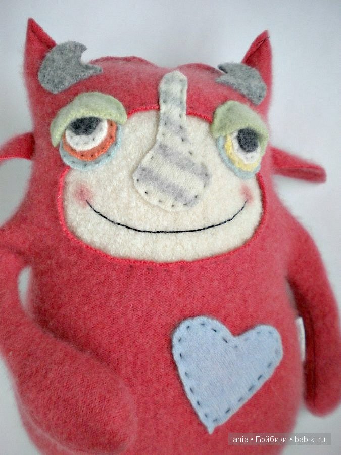 Авторские игрушки Amanda Katzenmeyer. Из старых свитеров (фото 5)