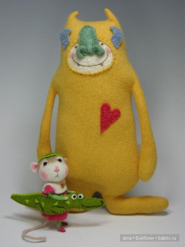 Авторские игрушки Amanda Katzenmeyer. Из старых свитеров