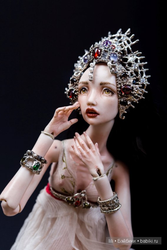 Авторские шарнирные куклы Ольги Гудилиной. Коллекция "Драгоценности вне времени" (фото 4)