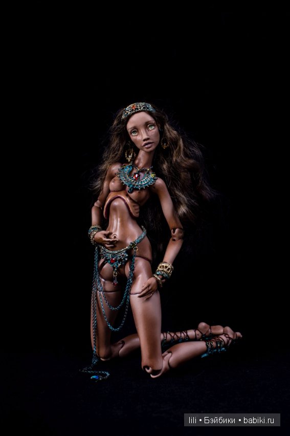 Авторские шарнирные куклы Ольги Гудилиной. Коллекция "Драгоценности вне времени"