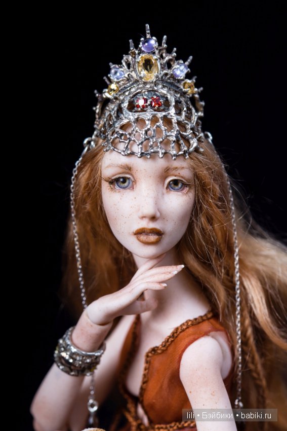 Авторские шарнирные куклы Ольги Гудилиной. Коллекция "Драгоценности вне времени" (фото 7)