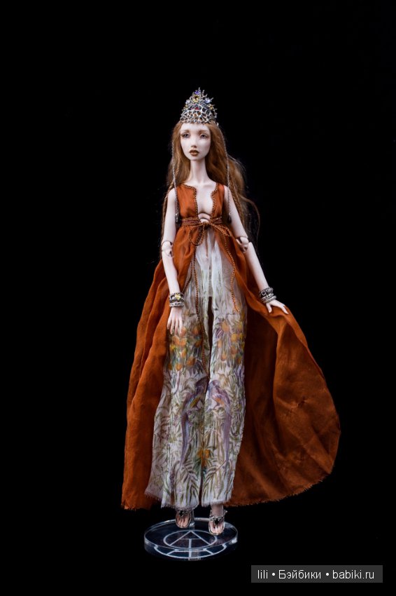 Авторские шарнирные куклы Ольги Гудилиной. Коллекция "Драгоценности вне времени"