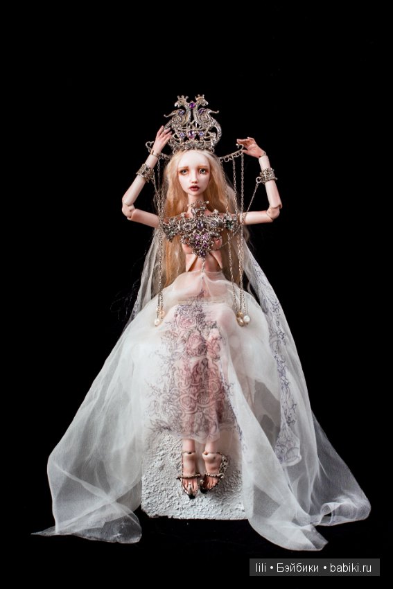 Авторские шарнирные куклы Ольги Гудилиной. Коллекция "Драгоценности вне времени"