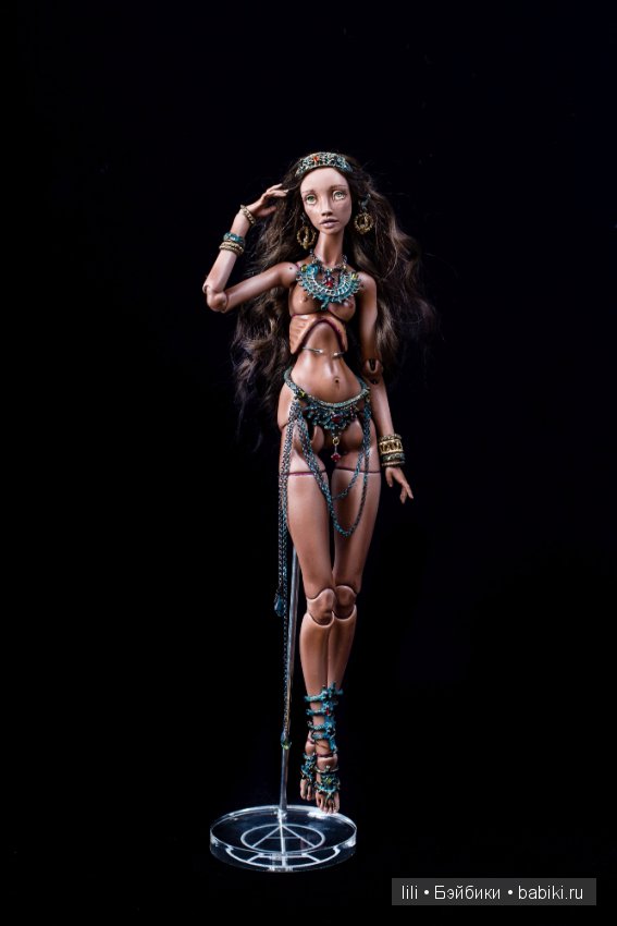 Авторские шарнирные куклы Ольги Гудилиной. Коллекция "Драгоценности вне времени"