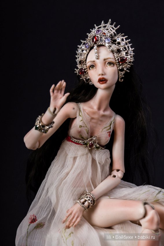 Авторские шарнирные куклы Ольги Гудилиной. Коллекция "Драгоценности вне времени" (фото 5)