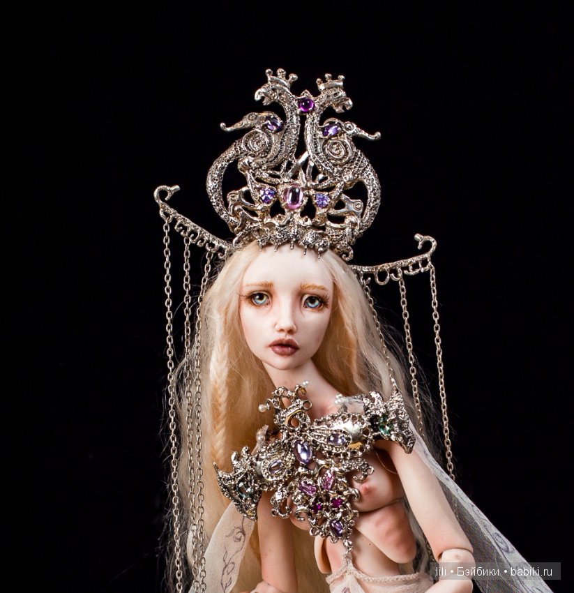 Авторские шарнирные куклы Ольги Гудилиной. Коллекция "Драгоценности вне времени"