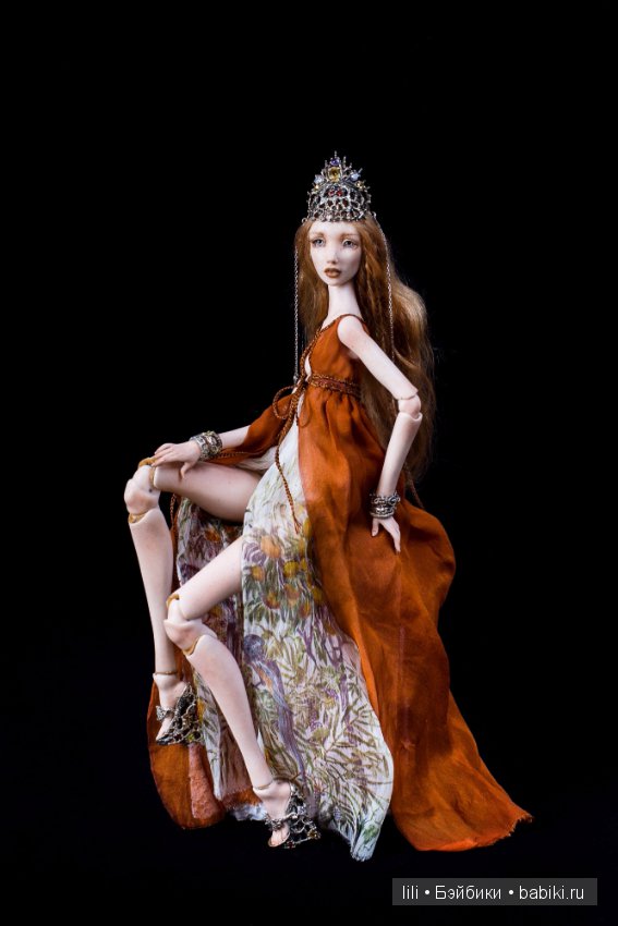 Авторские шарнирные куклы Ольги Гудилиной. Коллекция "Драгоценности вне времени"