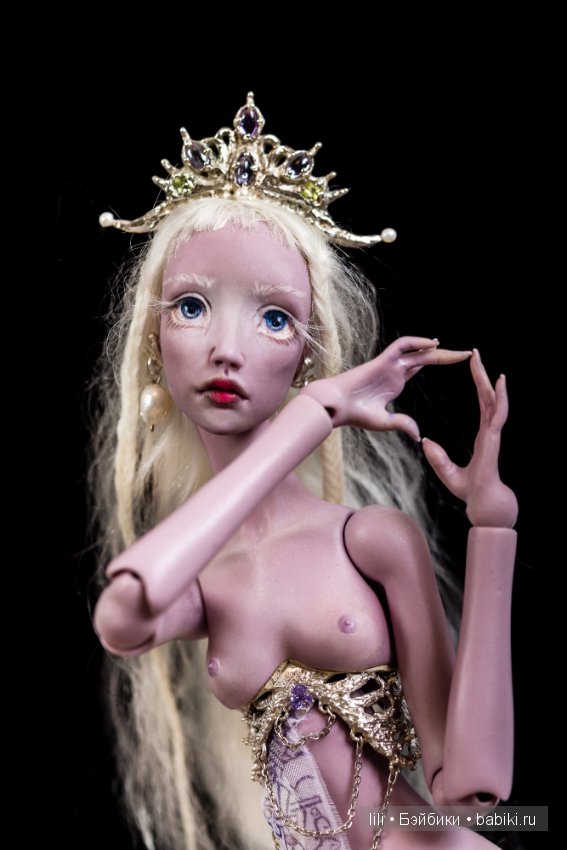 Авторские шарнирные куклы Ольги Гудилиной. Коллекция "Драгоценности вне времени" (фото 8)