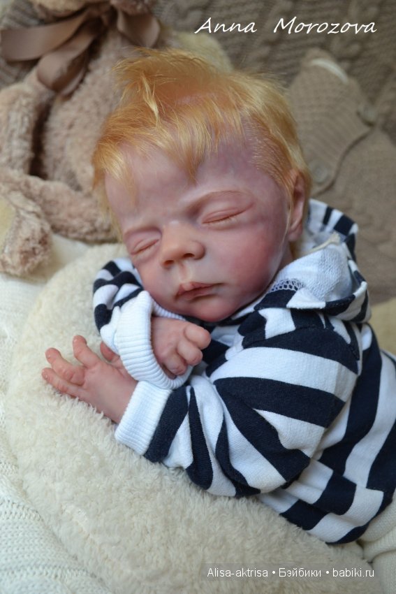 Вольке 2 - Пшеничный мальчик.Кукла реборн Анны Морозовой (фото 9)