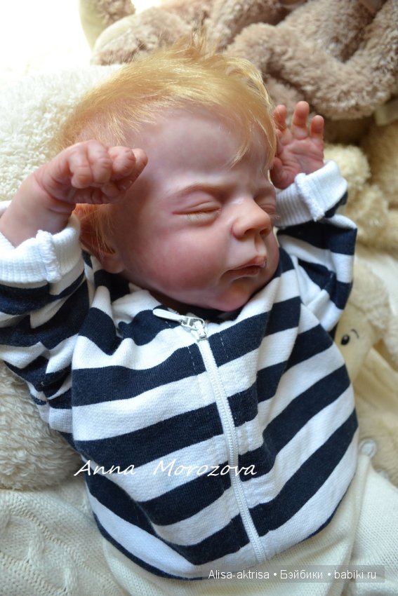Вольке 2 - Пшеничный мальчик.Кукла реборн Анны Морозовой