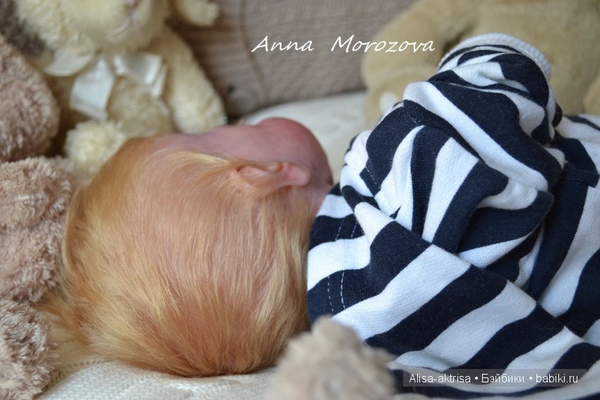 Вольке 2 - Пшеничный мальчик.Кукла реборн Анны Морозовой (фото 4)
