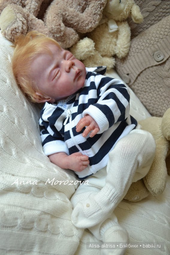 Вольке 2 - Пшеничный мальчик.Кукла реборн Анны Морозовой (фото 7)