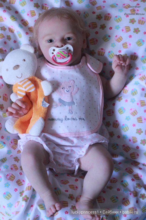 Ангелочек из молда Ларри, кукла реборн Екатерины Метлиной