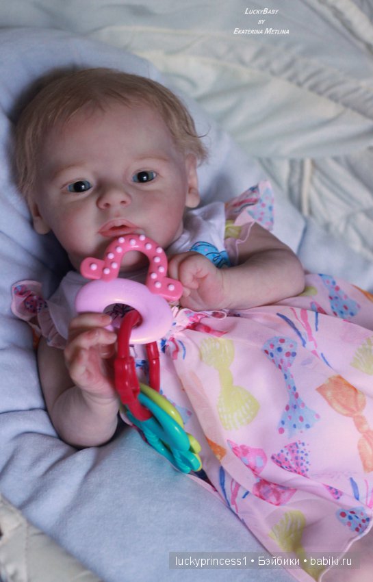 Ангелочек из молда Ларри, кукла реборн Екатерины Метлиной