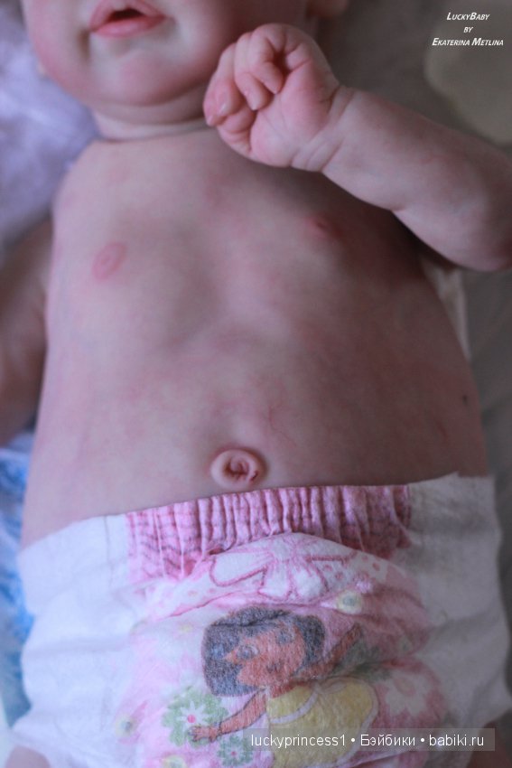 Ангелочек из молда Ларри, кукла реборн Екатерины Метлиной