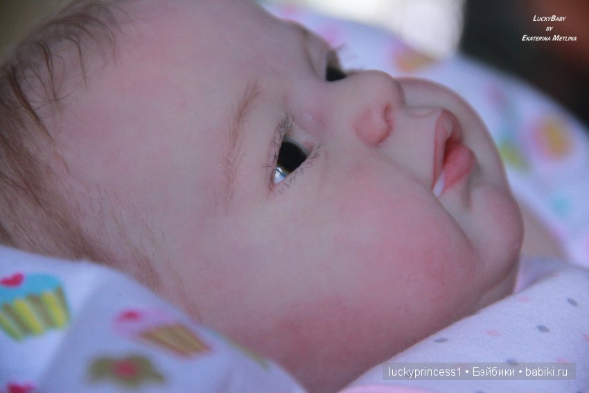 Ангелочек из молда Ларри, кукла реборн Екатерины Метлиной