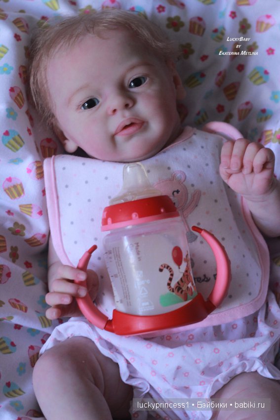 Ангелочек из молда Ларри, кукла реборн Екатерины Метлиной