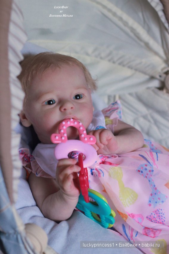 Ангелочек из молда Ларри, кукла реборн Екатерины Метлиной