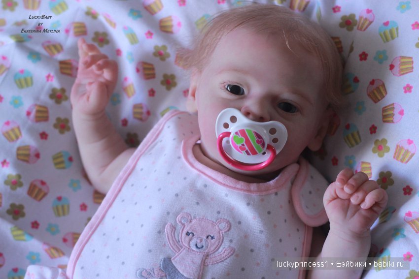 Ангелочек из молда Ларри, кукла реборн Екатерины Метлиной