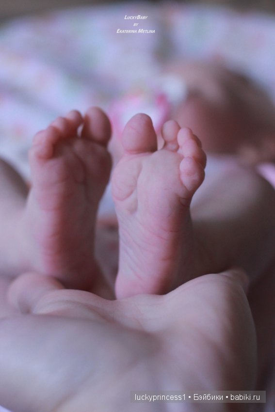 Ангелочек из молда Ларри, кукла реборн Екатерины Метлиной