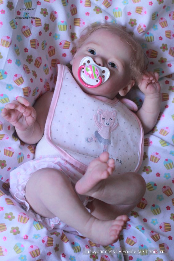 Ангелочек из молда Ларри, кукла реборн Екатерины Метлиной