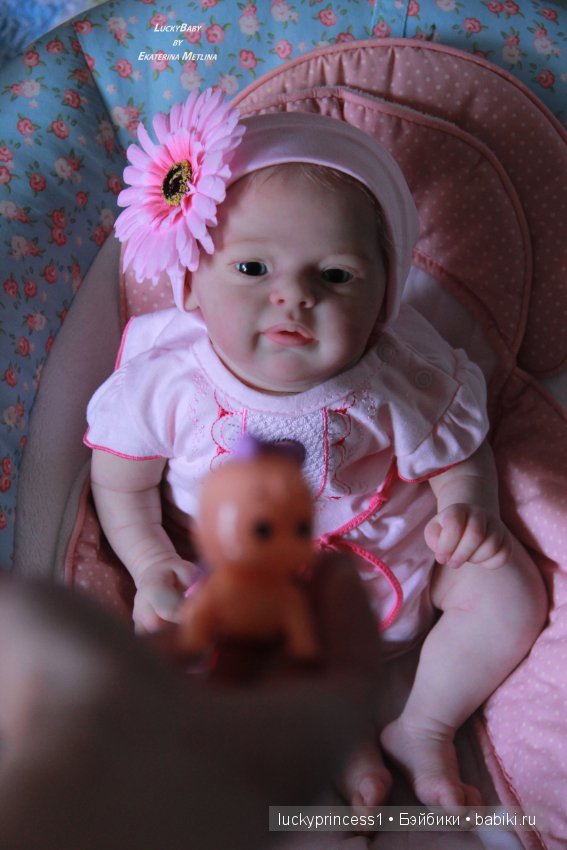 Ангелочек из молда Ларри, кукла реборн Екатерины Метлиной