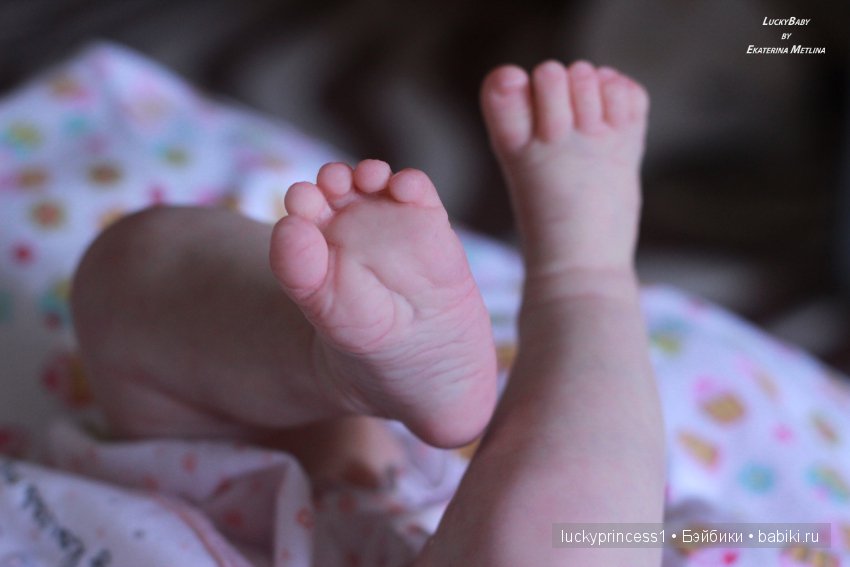 Ангелочек из молда Ларри, кукла реборн Екатерины Метлиной