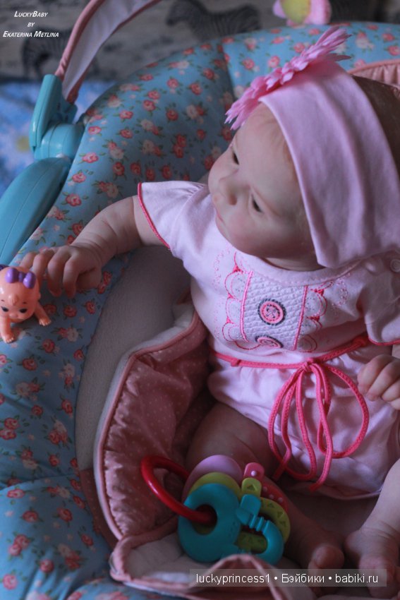 Ангелочек из молда Ларри, кукла реборн Екатерины Метлиной