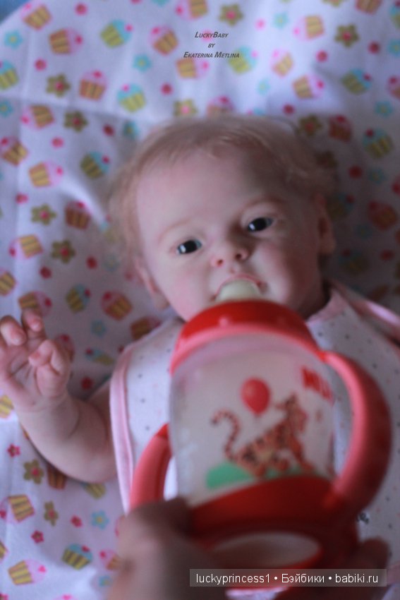 Ангелочек из молда Ларри, кукла реборн Екатерины Метлиной