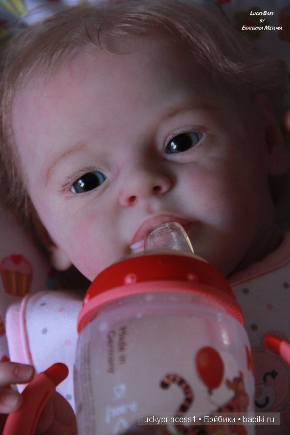 Ангелочек из молда Ларри, кукла реборн Екатерины Метлиной