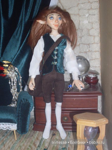 Ботинки для эльфика — Авторские куклы ручной работы: текстильные