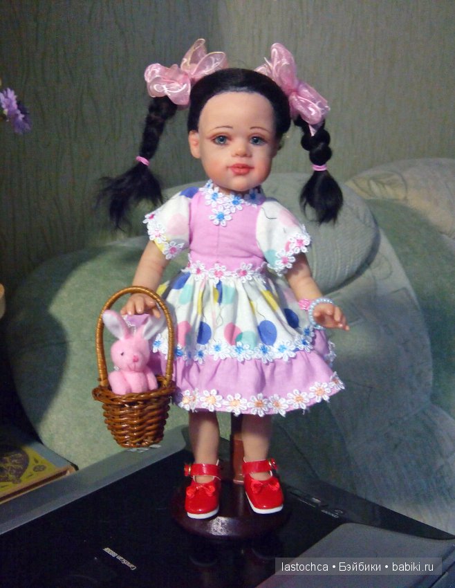 Лурдес - авторская кукла Елены Ткаченко (фото 6)