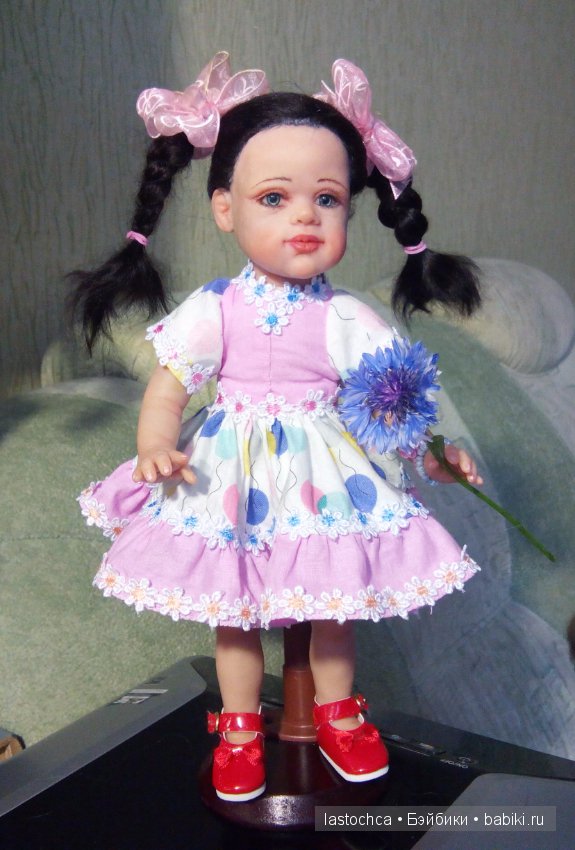 Лурдес - авторская кукла Елены Ткаченко (фото 3)