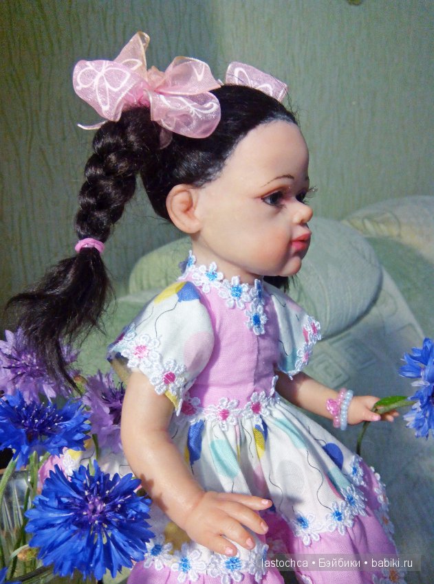 Лурдес - авторская кукла Елены Ткаченко (фото 5)
