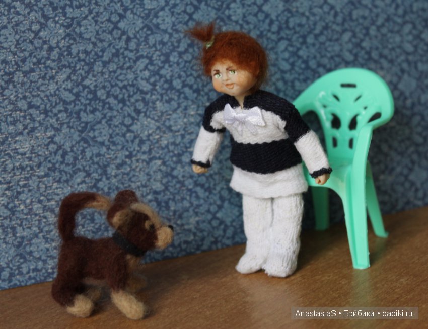 ШуНечка, мини кукла для домика (фото 5)