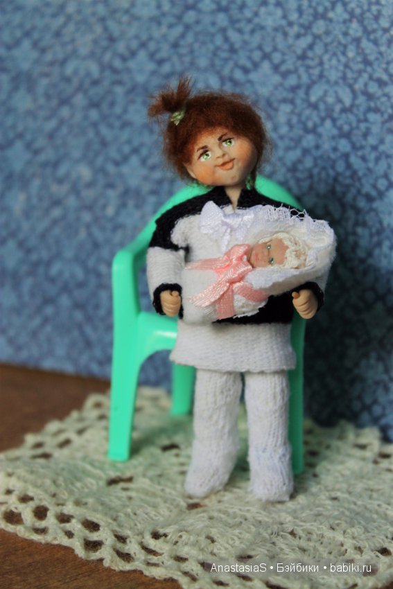 ШуНечка, мини кукла для домика
