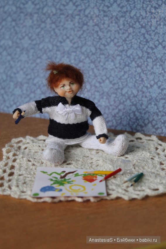ШуНечка, мини кукла для домика (фото 3)